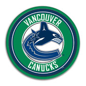 Vancouver Canucks: Modern Disc Wall Sign, NHVANC-230-01