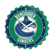 Vancouver Canucks: Bottle Cap Wall Clock, NHVANC-540-01