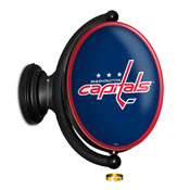 Washington Capitals: Original Oval Illuminated Rotating Wall Sign, NHWASH-125-01