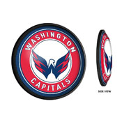 Washington Capitals: Round Slimline Illuminated Wall Sign, NHWASH-130-01
