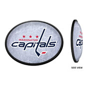 Washington Capitals: Ice Rink - Oval Slimline Illuminated Wall Sign, NHWASH-140-02