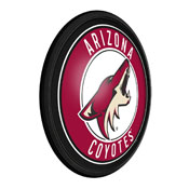 Arizona Coyotes: Round Slimline Illuminated Wall Sign, NHARIZ-130-01