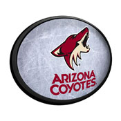 Arizona Coyotes: Ice Rink - Oval Slimline Illuminated Wall Sign, NHARIZ-140-02