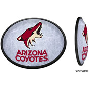 Arizona Coyotes: Ice Rink - Oval Slimline Illuminated Wall Sign, NHARIZ-140-02