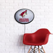 Arizona Coyotes: Ice Rink - Oval Slimline Illuminated Wall Sign, NHARIZ-140-02