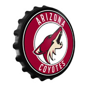 Arizona Coyotes: Bottle Cap Wall Sign, NHARIZ-210-01