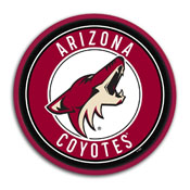 Arizona Coyotes: Modern Disc Wall Sign, NHARIZ-230-01