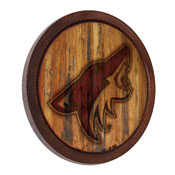 Arizona Coyotes: Branded "Faux" Barrel Top Sign, NHARIZ-240-02