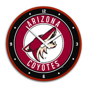 Arizona Coyotes: Modern Disc Wall Clock, NHARIZ-510-01