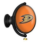 Anaheim Ducks: Original Oval Illuminated Rotating Wall Sign, NHANAH-125-03
