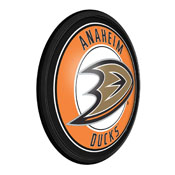 Anaheim Ducks: Round Slimline Illuminated Wall Sign, NHANAH-130-01