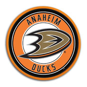 Anaheim Ducks: Modern Disc Wall Sign, NHANAH-230-01