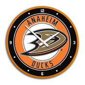 Anaheim Ducks: Modern Disc Wall Clock, NHANAH-510-01