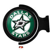 Dallas Stars: Original Round Illuminated Rotating Wall Sign, NHDALS-115-01