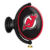 New Jersey Devils: Original Oval Illuminated Rotating Wall Sign, NHNJDV-125-01