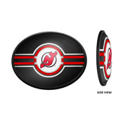 New Jersey Devils: Oval Slimline Illuminated Wall Sign, NHNJDV-140-01