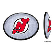 New Jersey Devils: Ice Rink - Oval Slimline Illuminated Wall Sign, NHNJDV-140-02