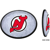 New Jersey Devils: Ice Rink - Oval Slimline Illuminated Wall Sign, NHNJDV-140-02