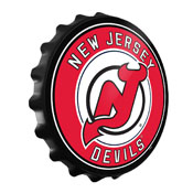 New Jersey Devils: Bottle Cap Wall Sign, NHNJDV-210-01