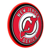 New Jersey Devils: Modern Disc Wall Sign, NHNJDV-230-01