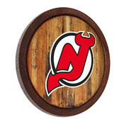 New Jersey Devils: "Faux" Barrel Top Sign, NHNJDV-240-01