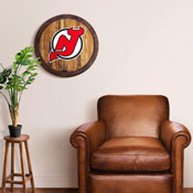 New Jersey Devils: "Faux" Barrel Top Sign, NHNJDV-240-01