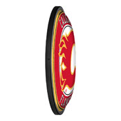 Calgary Flames: Round Slimline Illuminated Wall Sign, NHCALG-130-01