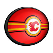 Calgary Flames: Oval Slimline Illuminated Wall Sign, NHCALG-140-01