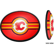 Calgary Flames: Oval Slimline Illuminated Wall Sign, NHCALG-140-01