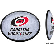 Carolina Hurricanes: Ice Rink - Oval Slimline Illuminated Wall Sign, NHCARH-140-02