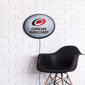 Carolina Hurricanes: Ice Rink - Oval Slimline Illuminated Wall Sign, NHCARH-140-02