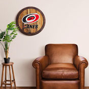 Carolina Hurricanes: "Faux" Barrel Top Sign, NHCARH-240-01