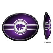 KSU Kansas State Wildcats Slimline LED Team Spirit Wall Sign-Primary Logo-Purple, NCKNST-140-01