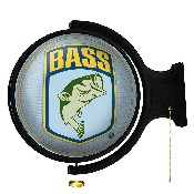 Bassmaster: Original Round Rotating Lighted Wall Sign, LIBASS-115-01