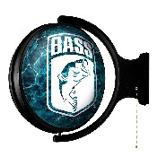 Bassmaster: On the Water - Original Round Rotating Lighted Wall Sign, LIBASS-115-02