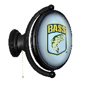Bassmaster: Original Oval Rotating Lighted Wall Sign, FNB-LIBASS-125-01A