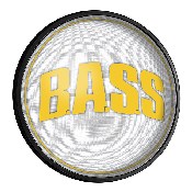 Bassmaster: B.A.S.S. - Round Slimline Lighted Wall Sign, FNB-LIBASS-130-01A
