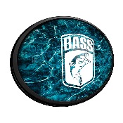 Bassmaster: Oval Slimline Lighted Wall Sign, LIBASS-140-01
