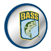 Bassmaster: Modern Disc Mirrored Wall Sign, FNB-LIBASS-235-01A