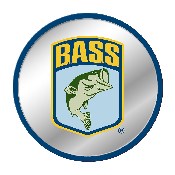 Bassmaster: Modern Disc Mirrored Wall Sign, FNB-LIBASS-235-01A