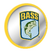 Bassmaster: Modern Disc Mirrored Wall Sign, FNB-LIBASS-235-01A