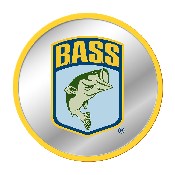 Bassmaster: Modern Disc Mirrored Wall Sign, FNB-LIBASS-235-01A