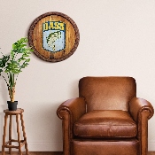 Bassmaster: Weathered "Faux" Barrel Top Sign, LIBASS-240-03