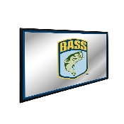 Bassmaster: Logo - Framed Mirrored Wall Sign - Blue, LIBASS-265-01