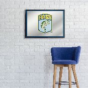 Bassmaster: Logo - Framed Mirrored Wall Sign - Blue, LIBASS-265-01