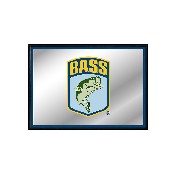 Bassmaster: Logo - Framed Mirrored Wall Sign - Blue, LIBASS-265-01