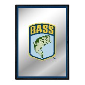 Bassmaster: Logo - Framed Mirrored Wall Sign, FNB-LIBASS-275-01A