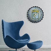 Bassmaster: Bottle Cap Wall Clock, FNB-LIBASS-540-01A