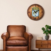 Bassmaster: "Faux" Barrel Top Wall Clock, LIBASS-560-01