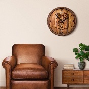 Bassmaster: Branded "Faux" Barrel Top Wall Clock, LIBASS-560-02